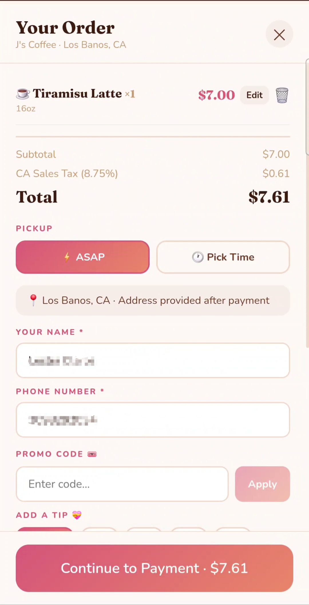 Cart & checkout